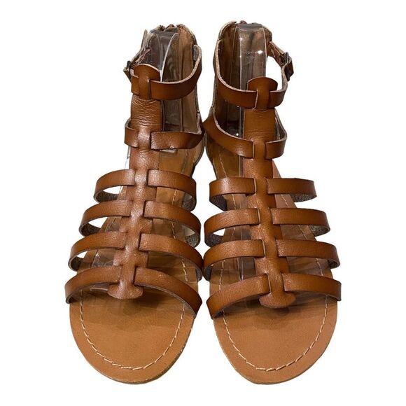 GAP Women's Dark Tan Gladiator Sandals 8 - Picture 4 of 6
